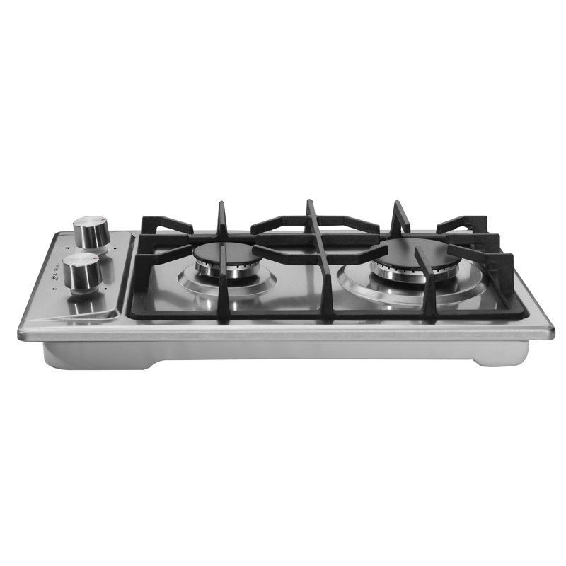 Trifecte 12'' Gas 2 Burner Cooktop Wayfair